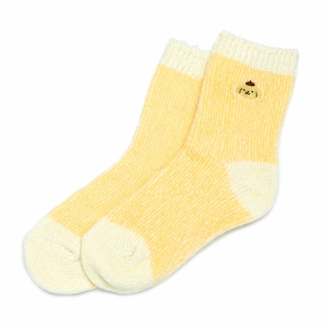 Wholesale β Japan Original Characters Pompompurin Embroidered Chenille Ankle 𧦠Socks π 3 Japan Original Characters Pompompurin Embroidered Chenille Ankle Socks