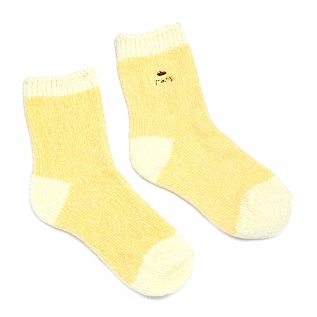 Wholesale β Japan Original Characters Pompompurin Embroidered Chenille Ankle 𧦠Socks π 6 Japan Original Characters Pompompurin Embroidered Chenille Ankle Socks