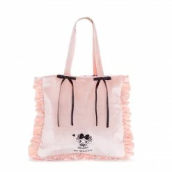 Japan Original Bags+ My Melody Velvet Tote Bag (Midnight MeloKuro)