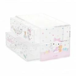 Japan Original Hello Kitty 2-Drawer Desk Organizer