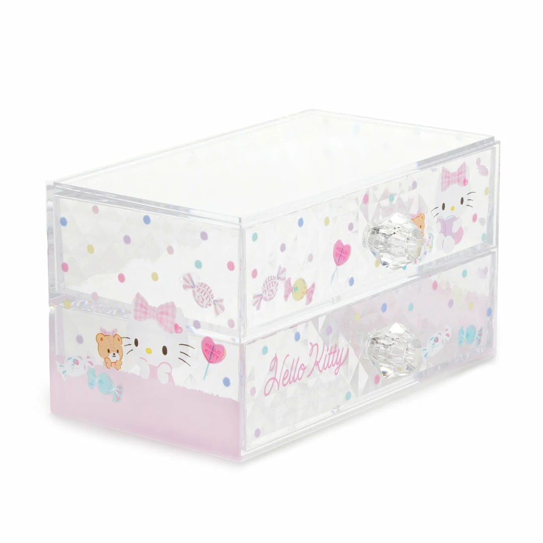 Hot Sale ✔️ Japan Original Hello Kitty 2-Drawer Desk Organizer ❤️ 5 Japan Original Hello Kitty 2-Drawer Desk Organizer