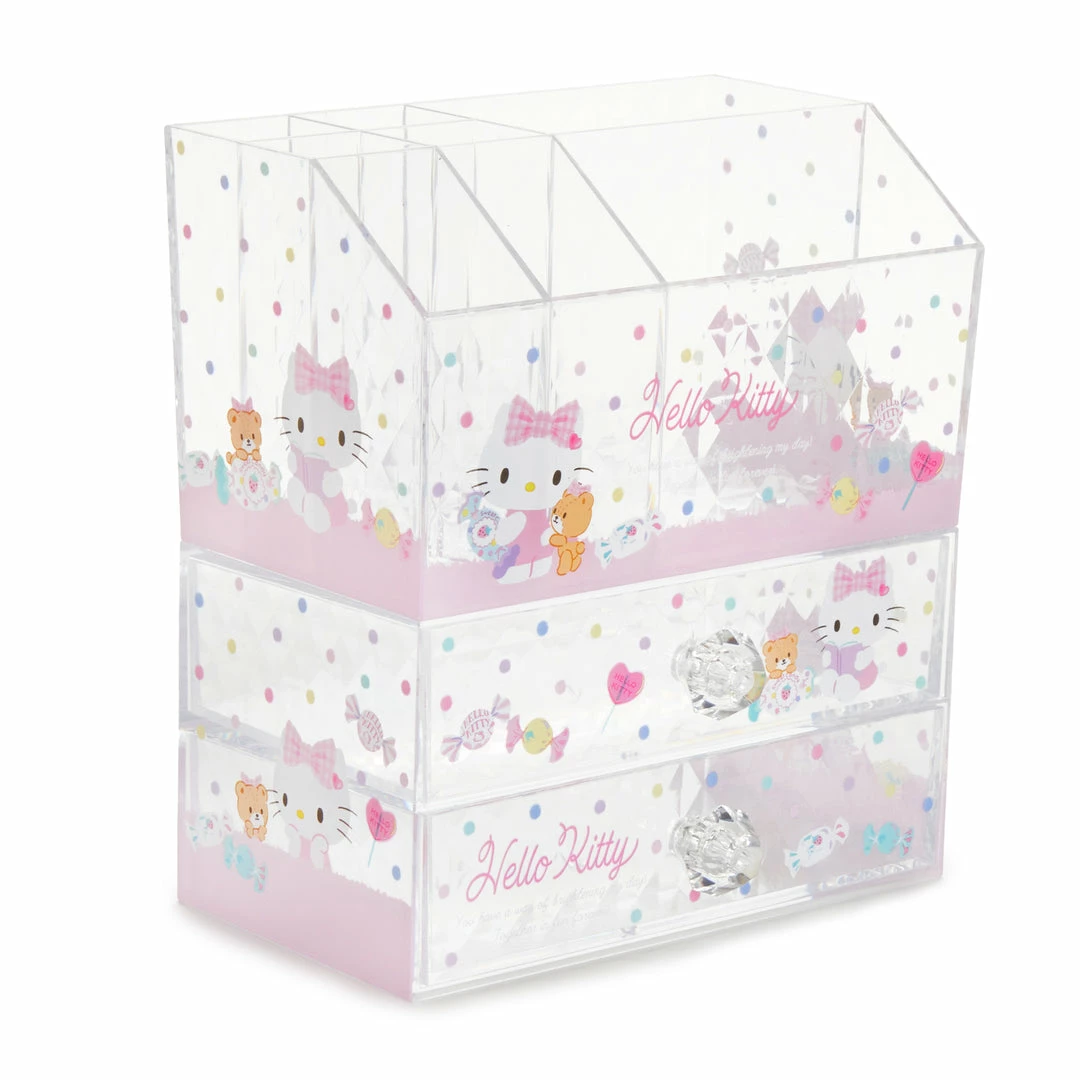 Hot Sale ✔️ Japan Original Hello Kitty 2-Drawer Desk Organizer ❤️ 6 Japan Original Hello Kitty 2-Drawer Desk Organizer