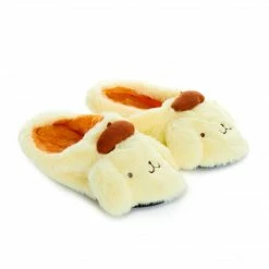 Japan Original Pompompurin Plush House Slippers