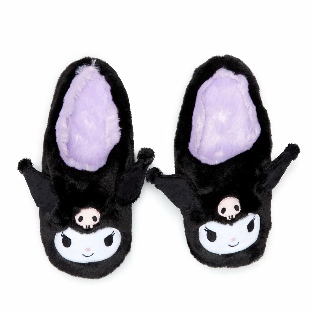 Hot Sale ⌛ Japan Original Kuromi Plush House Slippers Characters ⌛ 3 Japan Original Kuromi Plush House Slippers Characters