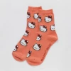 Discount 👍 Baggu Corporation Hello Kitty X Baggu Crew Sock New 🧨 2 Baggu Corporation Hello Kitty X Baggu Crew Sock New