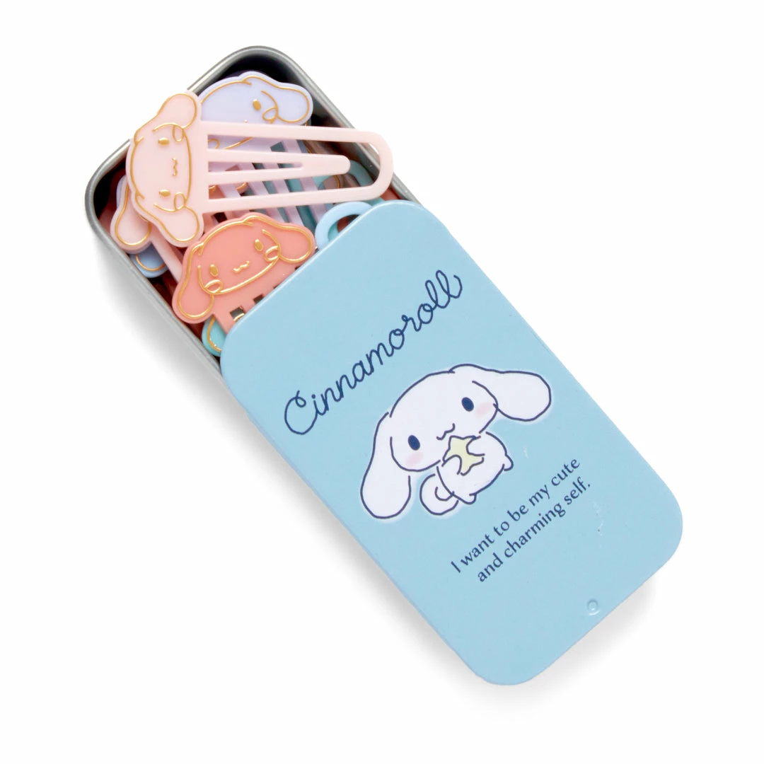 Best Sale π Japan Original Characters Cinnamoroll Paperclips With Storage Tin (Smokey Colors Series) π₯ 4 Japan Original Characters Cinnamoroll Paperclips With Storage Tin (Smokey Colors Series)
