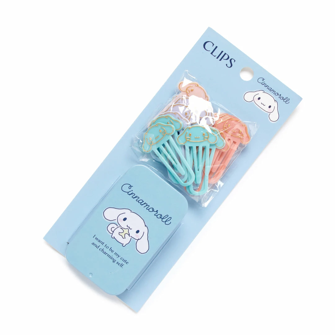 Best Sale π Japan Original Characters Cinnamoroll Paperclips With Storage Tin (Smokey Colors Series) π₯ 5 Japan Original Characters Cinnamoroll Paperclips With Storage Tin (Smokey Colors Series)