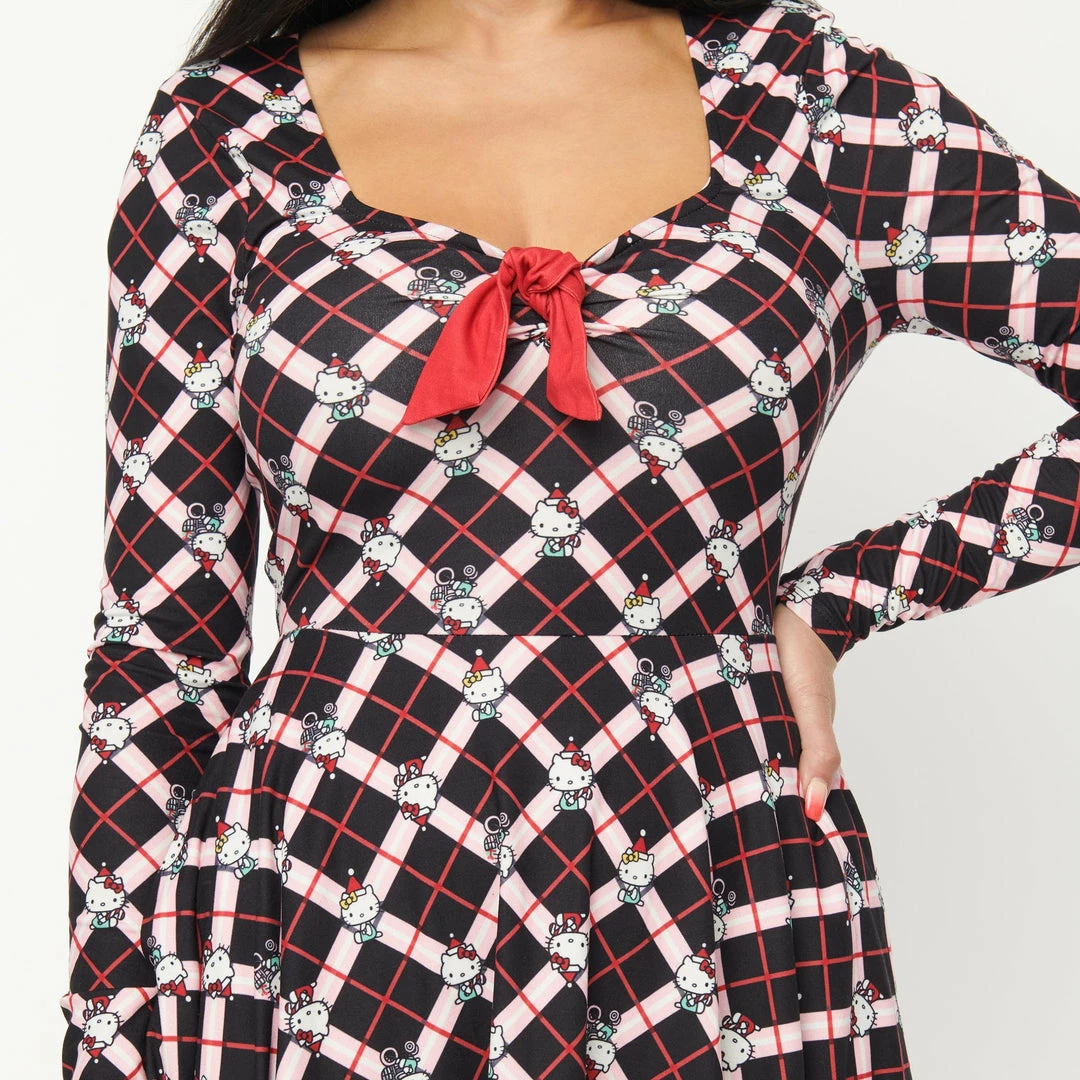 Hot Sale π Hello Kitty X Unique Vintage Hello Gorgeous Flare π Dress Characters β€οΈ 4 Hello Kitty X Unique Vintage Hello Gorgeous Flare Dress Characters