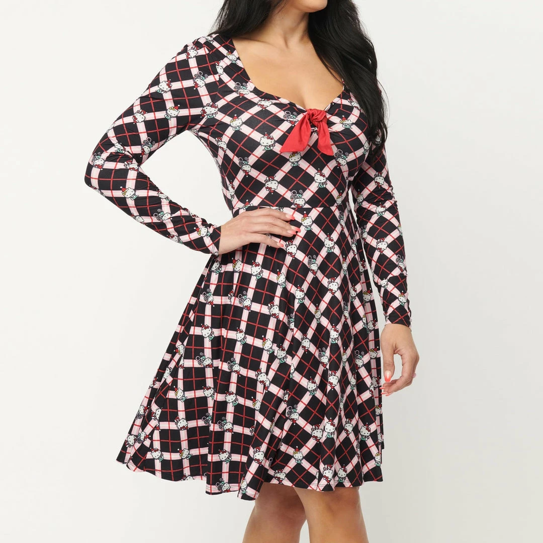 Hot Sale π Hello Kitty X Unique Vintage Hello Gorgeous Flare π Dress Characters β€οΈ 6 Hello Kitty X Unique Vintage Hello Gorgeous Flare Dress Characters