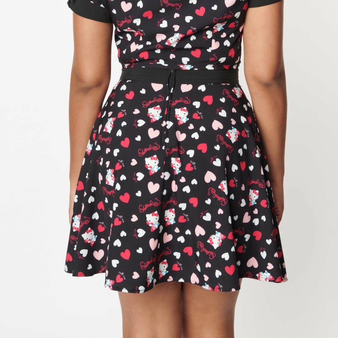 Best reviews of π Hello Kitty X Unique Vintage Flare π Skirt Characters π 4 Hello Kitty X Unique Vintage Flare Skirt Characters