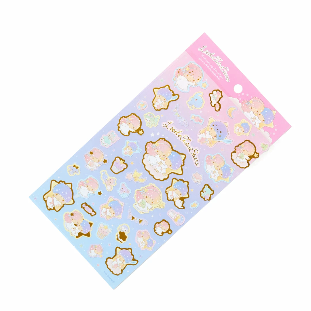 Budget π Sanrio Original LittleTwinStars Gold Accent Sticker Sheet π₯° 3 Sanrio Original LittleTwinStars Gold Accent Sticker Sheet