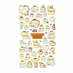 Sanrio Original Pompompurin Gold Accent Sticker Sheet