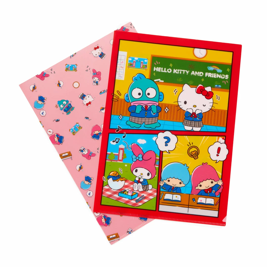 Cheap π Sanrio Hello Kitty And Friends Time For Class File Folder (Set Of 2) π 3 Sanrio Hello Kitty And Friends Time For Class File Folder (Set Of 2)