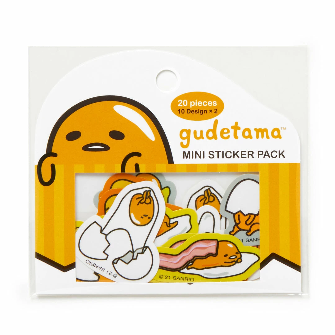 Cheapest π₯° HUNET USA Gudetama Mini Sticker Pack Characters β 3 HUNET USA Gudetama Mini Sticker Pack Characters
