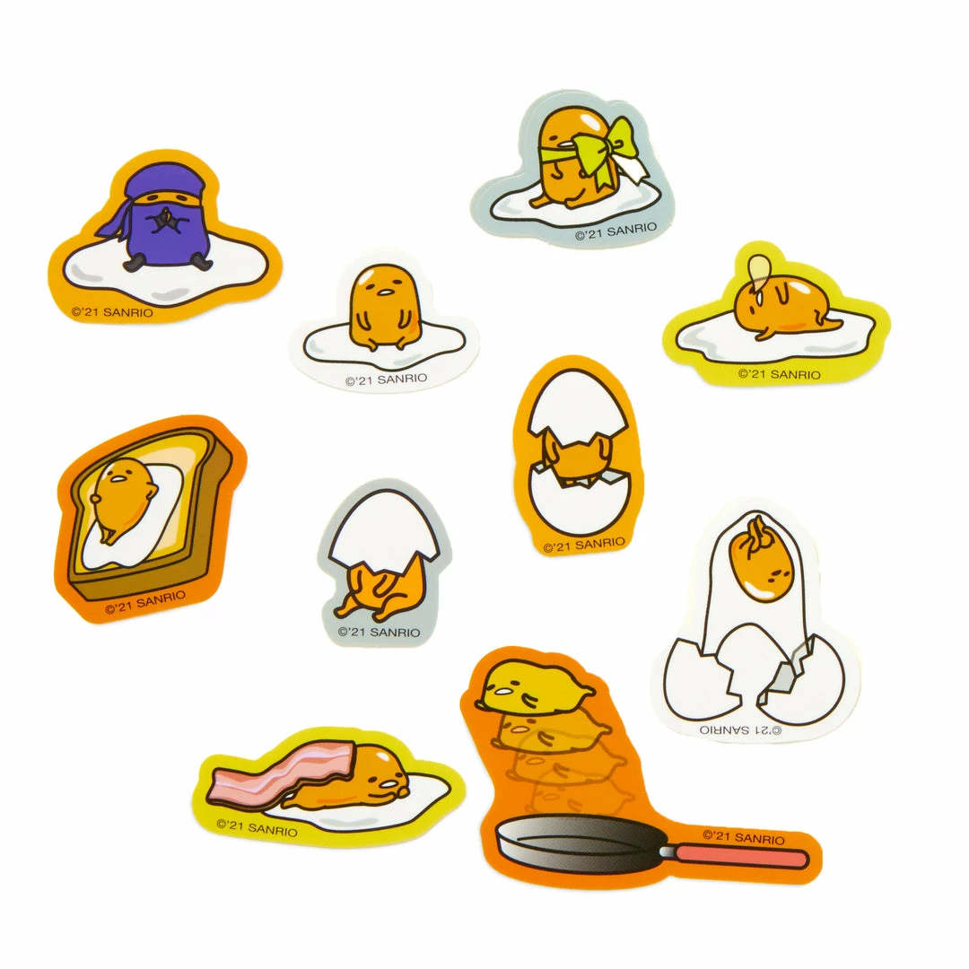 Cheapest π₯° HUNET USA Gudetama Mini Sticker Pack Characters β 4 HUNET USA Gudetama Mini Sticker Pack Characters