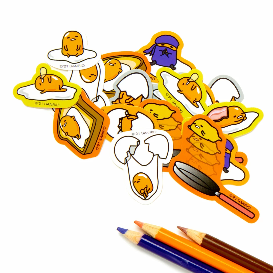 Cheapest π₯° HUNET USA Gudetama Mini Sticker Pack Characters β 5 HUNET USA Gudetama Mini Sticker Pack Characters