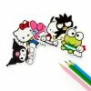 HUNET USA Characters Hello Kitty & Friends Big Sticker Pack
