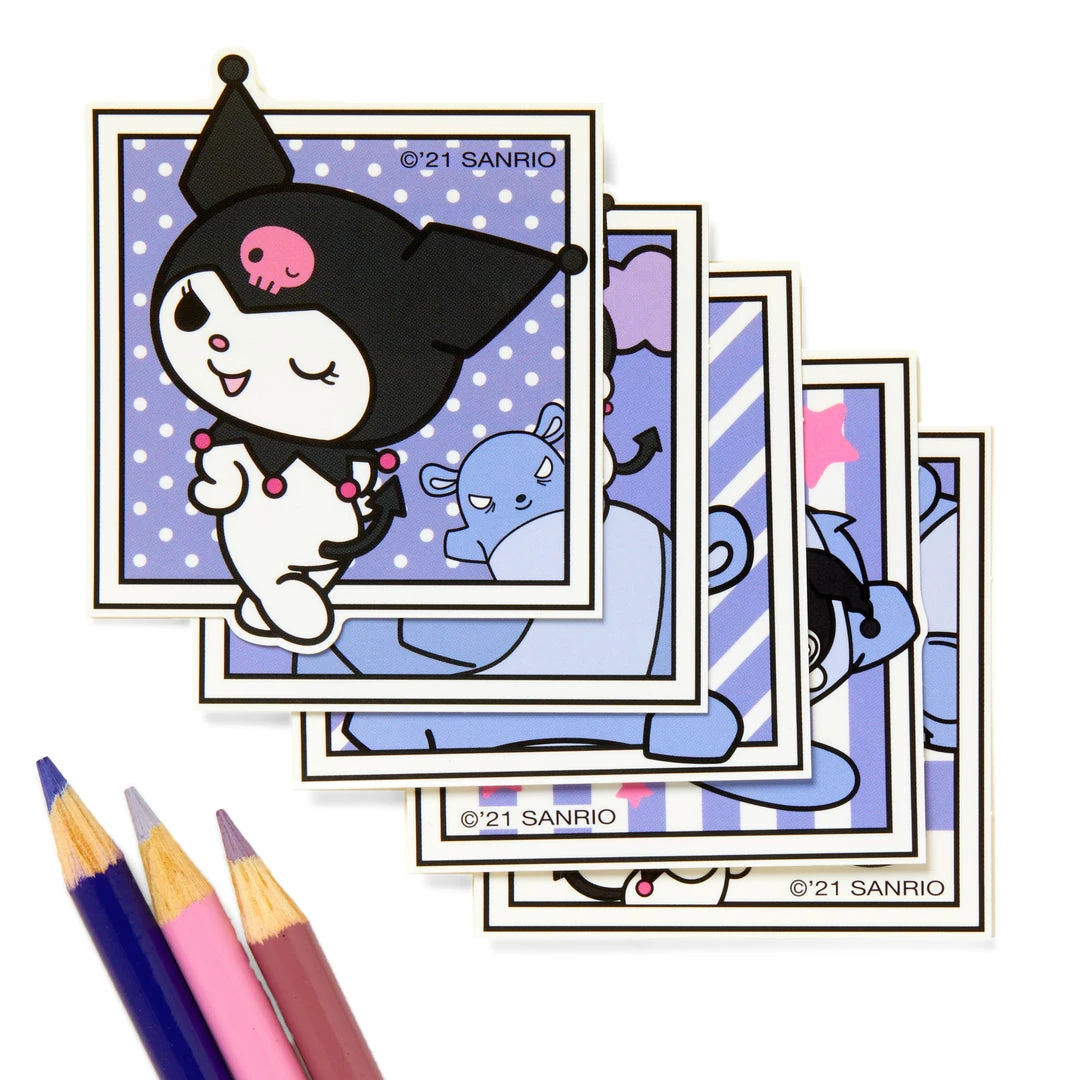 Wholesale 𧨠HUNET USA Kuromi Photo Big Sticker Pack Characters π 5 HUNET USA Kuromi Photo Big Sticker Pack Characters