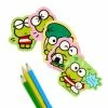 HUNET USA Keroppi Sayings Big Sticker Pack