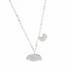 Global License Characters My Melody Silver Embossed Charm Necklace