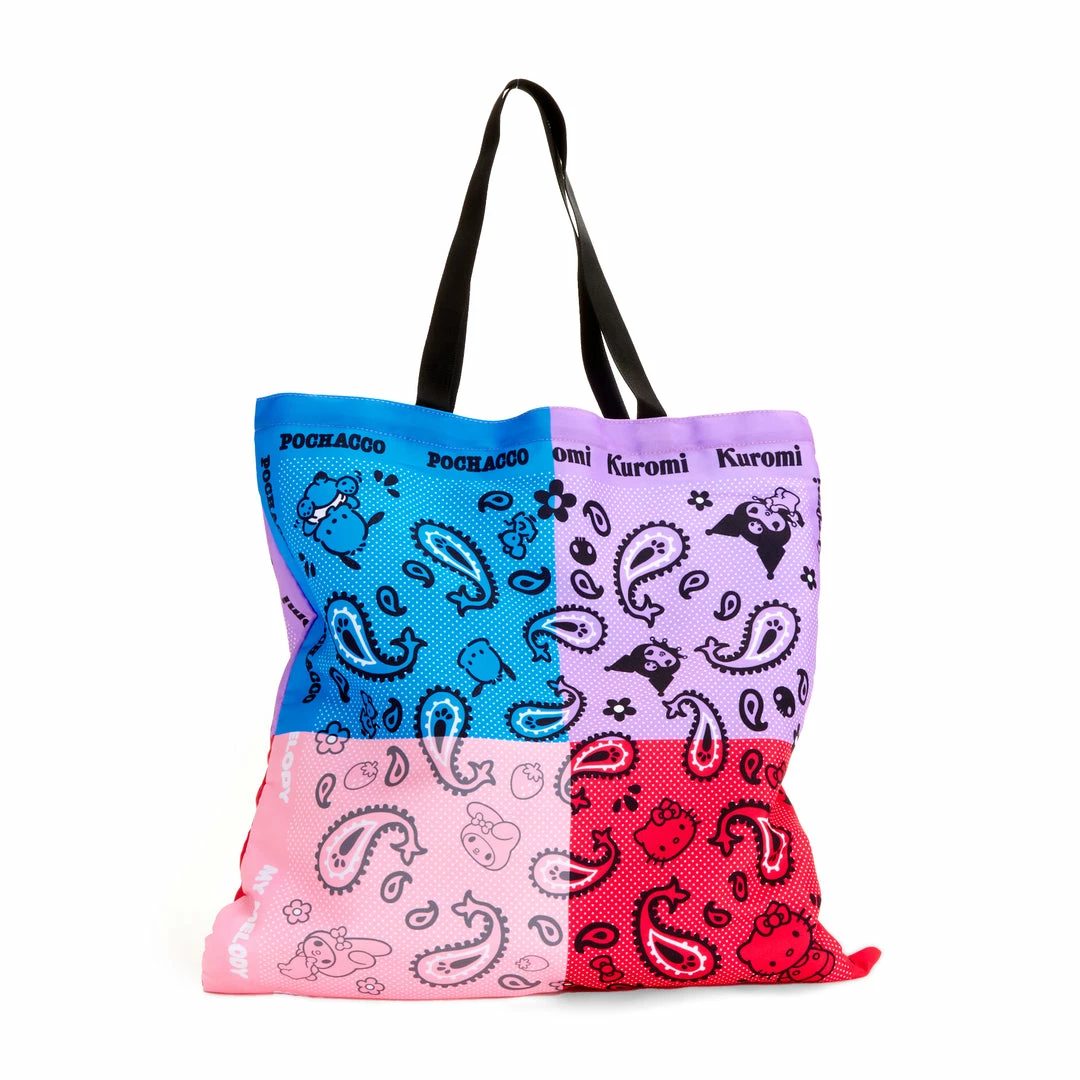 Cheap π HUNET USA Hello Kitty & Friends Paisley Tote (Blue) β€οΈ 3 HUNET USA Hello Kitty & Friends Paisley Tote (Blue)