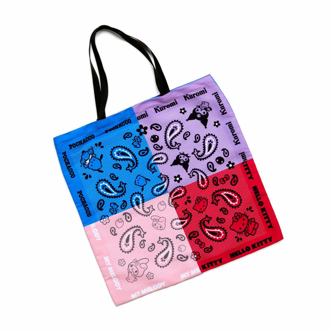 Cheap π HUNET USA Hello Kitty & Friends Paisley Tote (Blue) β€οΈ 4 HUNET USA Hello Kitty & Friends Paisley Tote (Blue)