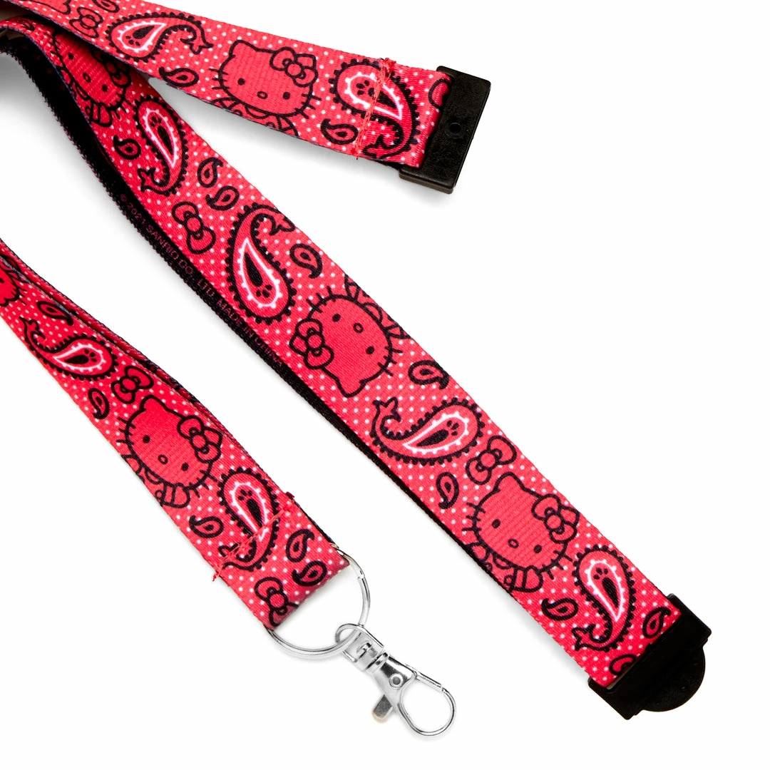 Coupon ⌛ HUNET USA Characters Hello Kitty Paisley Lanyard ⌛ 4 HUNET USA Characters Hello Kitty Paisley Lanyard
