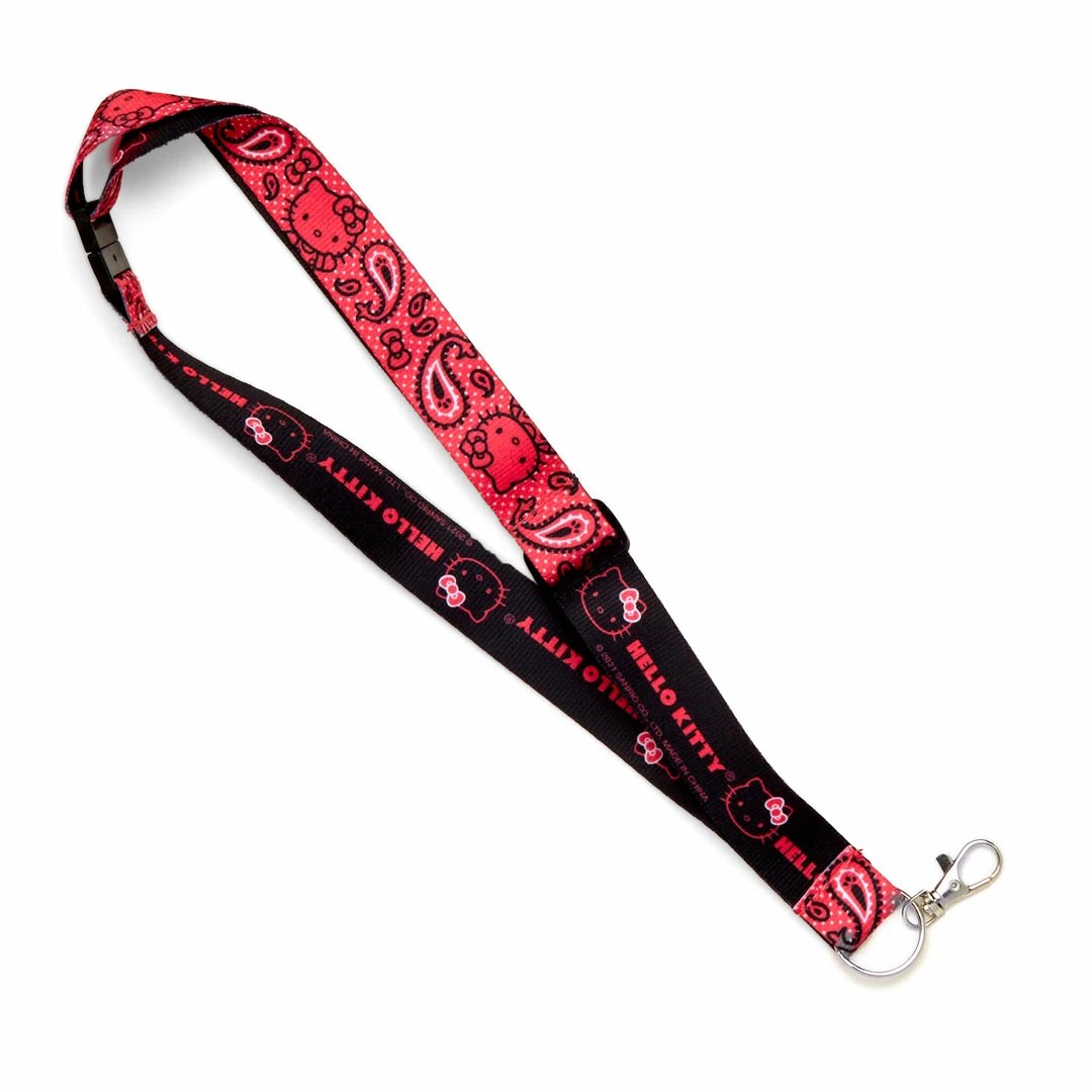 Coupon ⌛ HUNET USA Characters Hello Kitty Paisley Lanyard ⌛ 5 HUNET USA Characters Hello Kitty Paisley Lanyard