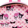 Wholesale π My Melody & Kuromi Loungefly Mini π Backpack New π 10 My Melody & Kuromi Loungefly Mini Backpack New