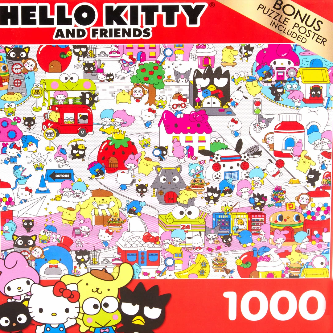 Cheapest π₯° Cra-Z-Art Hello Kitty And Friends Welcome To Sanrio Town 1000-Piece Puzzle π 5 Cra-Z-Art Hello Kitty And Friends Welcome To Sanrio Town 1000-Piece Puzzle