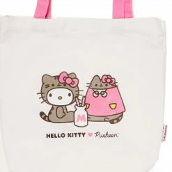 Blueprint Collections Hello Kitty X Pusheen Canvas Tote Bag Bags+