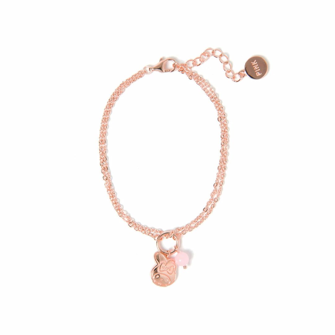 Discount π 2Sweet X My Melody Pinky Silver Rose Gold Bracelet Characters π 3 2Sweet X My Melody Pinky Silver Rose Gold Bracelet Characters