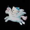 BIOWORLD Hello Kitty Glitter Flying Unicorn Sweatpants