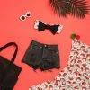 Buy 🛒 Lolli Swim X Hello Kitty Timeless Top: Black Characters 🛒 1 Lolli Swim X Hello Kitty Timeless Top: Black Characters