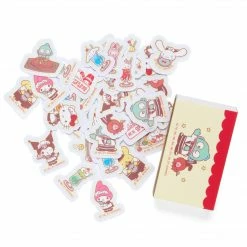 Japan Original Hello Kitty & Friends Cafe Sticker Flakes