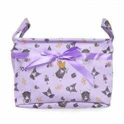 Global Original Kuromi Fabric Storage Bin (Royal Princess Series) New