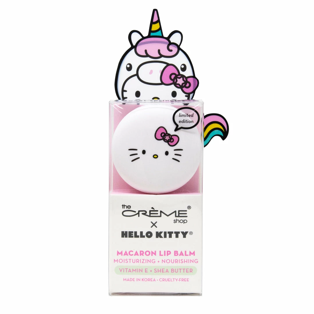 Outlet 😀 Hello Kitty X The Crème Shop Macaron Lip Balm (Sweet Sprinkles) Characters 🥰 3 Hello Kitty X The Crème Shop Macaron Lip Balm (Sweet Sprinkles) Characters
