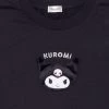 Japan Original Kuromi Applique Sweatshirt Characters