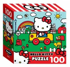Cra-Z-Art Hello Kitty Driving Around Town 100-Piece Puzzle Characters
