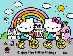 Cra-Z-Art Hello Kitty And Mimmy Bike Ride 100-Piece Puzzle Characters