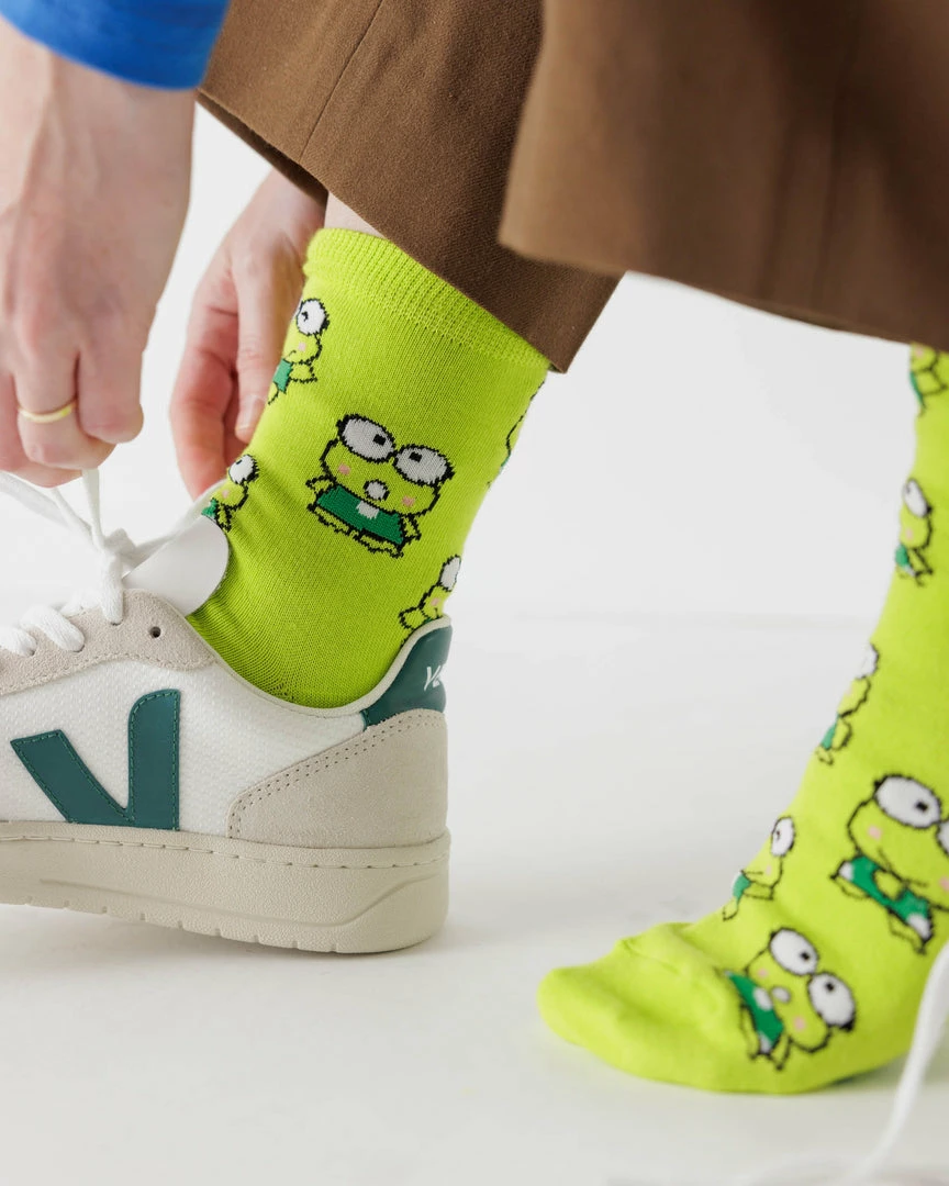 Budget π Baggu Corporation Keroppi X Baggu Crew Sock π 5 Baggu Corporation Keroppi X Baggu Crew Sock
