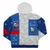 BIOWORLD Hello Kitty X Gundam Colorblock Hoodie