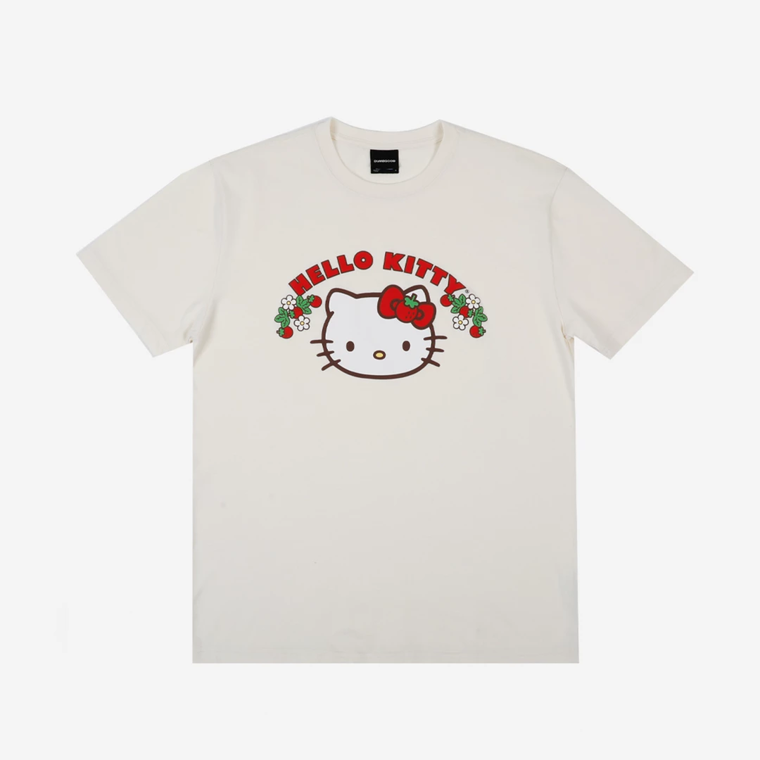 Deals π BIOWORLD Apparel Hello Kitty X Dumbgood Strawberry Tee π 3 BIOWORLD Apparel Hello Kitty X Dumbgood Strawberry Tee