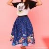 Hello Kitty X Unique Vintage Halloween Joyride Skirt Characters
