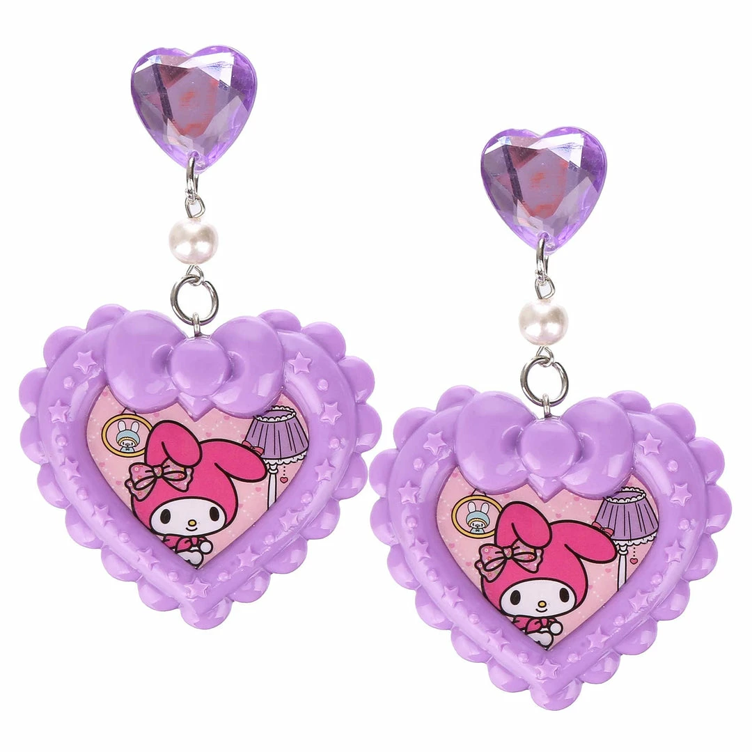 Best Sale π My Melody Irregular Choice Heart Earrings Characters π 3 My Melody Irregular Choice Heart Earrings Characters