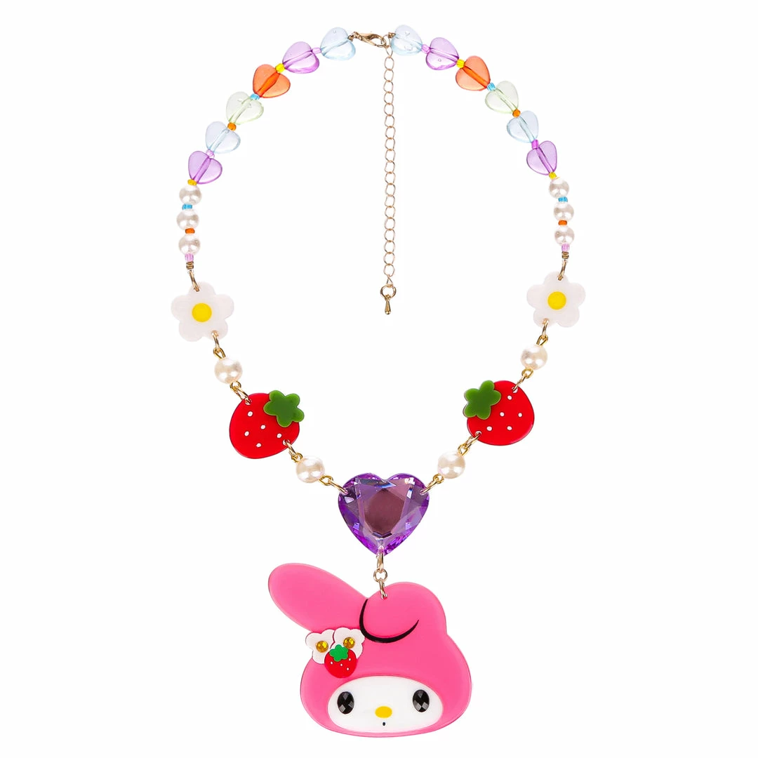 Best Pirce π Characters My Melody Irregular Choice Sweet Treat Necklace π₯° 3 Characters My Melody Irregular Choice Sweet Treat Necklace