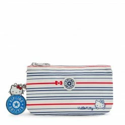 Kipling Retail, LLC Hello Kitty X Kipling Classic Stripes Zipper Pouch