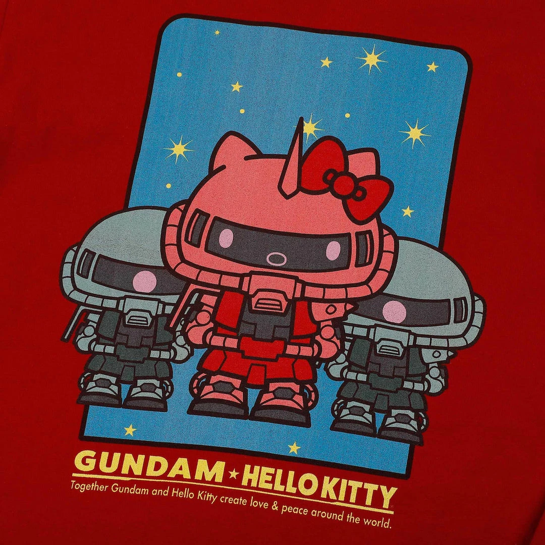Promo π BIOWORLD Characters Hello Kitty X Gundam Zeon Longsleeve βοΈ 6 BIOWORLD Characters Hello Kitty X Gundam Zeon Longsleeve
