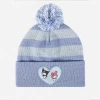 New π― BIOWORLD Kuromi & My Melody X Dumbgood Striped Beanie Characters π― 2 BIOWORLD Kuromi & My Melody X Dumbgood Striped Beanie Characters