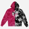 BIOWORLD Kuromi & My Melody X Dumbgood Split Tie-dye Hoodie